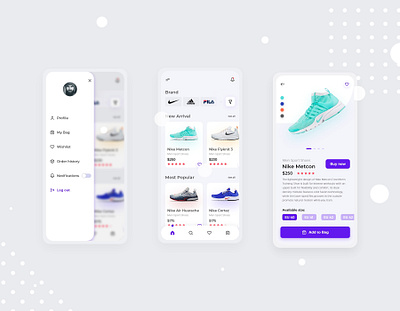 Shoes eCommerce App | Product Screen Design Concept mobile app interface