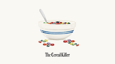 The Cereal Killer breakfast foods cereal digital art digitalillustration drawing illustration procreate