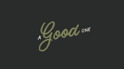 a GOOD one app design hand lettering illustration lettering procreate