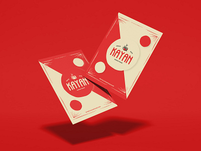 Kayan Poster Design asian food branding design kayankwok mexico poster red restaurant shapes