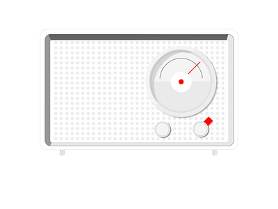 Radio art direction design graphic design illustration ui vector