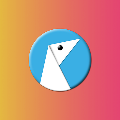 My Agency Big Sur Logo 3d agency big big sur bird blue branding icon icon design logo logo design shadows sur