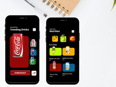 Food ordering app food drink