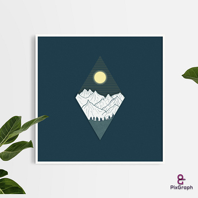 Mountain Illustration design illustration mountain vector