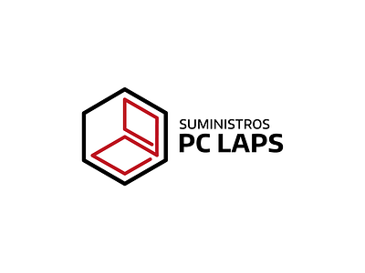 Suministros PC Laps box branding design identity laptop logo logotype design mark tech technology