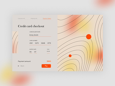 Credit card checkout credit card credit card checkout dailyui design nude payment ui ux web webdesign