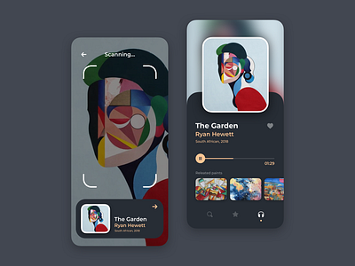 Gallery App app app concept app design camera app gallery ios paint product design scanning ui ui design ui ux ux ux design