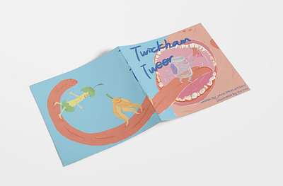 TWICKHAM TWEER -CHILDREN BOOK (DUMMY BOOK) art blue book children childrens book childrens illustration design eat flat food foodie illustration illustrator jar kid pink story