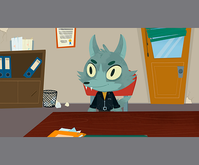 background office background art illustration
