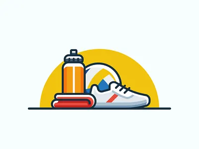 Volleyball icon illustration minimal volleyball