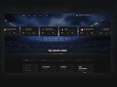 LIGA Marketplace ui ui design ux ux design web design