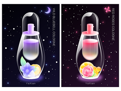 perfume bottle design illustration perfume bottle design