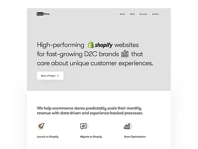 Shopify Agency Website Design agency branding agency landing page agency portfolio agency website conversion rate optimisation growth homepage india landing design landing page design marketing site marketing website saas saas landing page saas website shopify shopify design visual design web design website