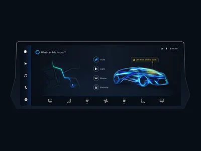 HMI Car control car control hmi smart