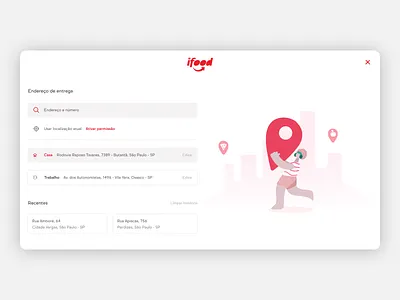 iFood website ui ui design user experience user interface ux