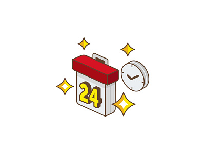Key Icon C flat design icon illustration ui vector