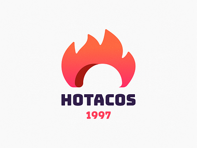 Hotacos! brand branding burn burrito fast food fire flame icon illustration logo logo design logodesign mark mexico sandwich symbol taco tacos