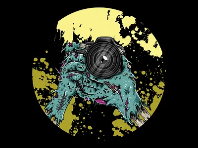 ZOMBIEHAND artwork darkart design drawing dribbble dribbble best shot dribbble shot gajahnakal graphic design illustration tshirt design