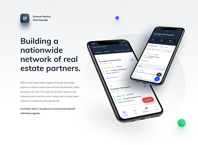 Channel Partner Sourcing App case study product design ui uidesign ux uxdesign