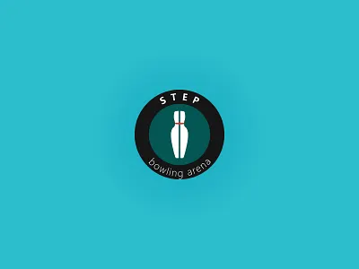 Step + Bowling bowling bowling pin dribbble foot footsteps learning logo logodesign steps uidesign uiux uiuxdesign