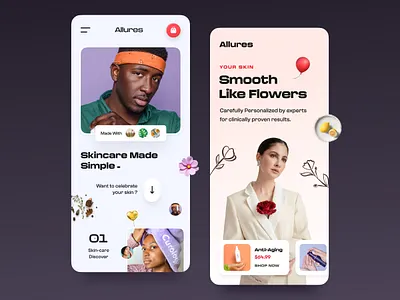 Skincare Website mobile anti aging beauty cosmetics design agency ecommerce farzan haircare homepage homepage design landing page makeup mockup natural personal care rylic selfcare skincare web design website website design