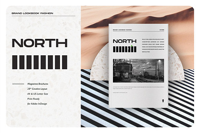 North Brand Lookbook brand branding brochure business catalogue clean download elegant free lookbook magazine modern north portfolio template