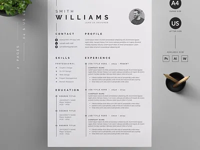 Resume/CV clean resume creative resume curriculum vitae cv cv template download download mockup free modern modern resume professional resume resume template template