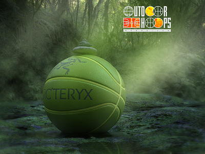 Outdoor Hoopa A / Arc'Teryx 3d arcteryx basketball branding environment hiking jungle logo outdoors