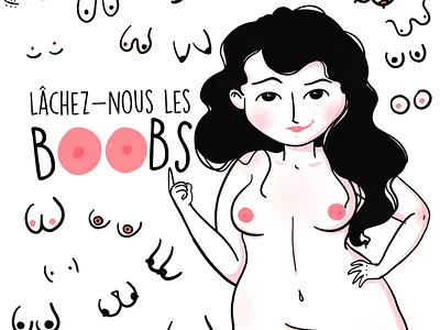 FREE bodypositive character closeup curve digital illustration digitalart illustration illustrator ipadpro procreate