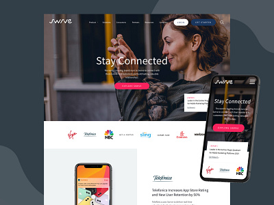 Swrve 2020 Redesign branding design ui use interface ux web web design website