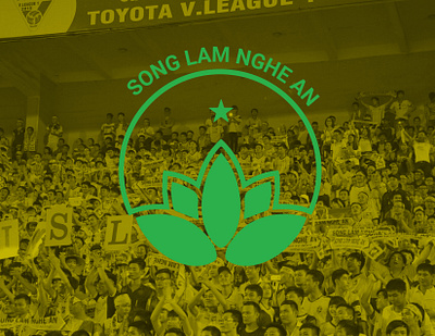 Sông Lam Nghệ An Rebrand adobe illustrator adobe photoshop brand identity branding concept design football club gootball graphic design illustration logo logodesign rebrand rebranding soccer soccer logo song lam nghe an v.league vietnam