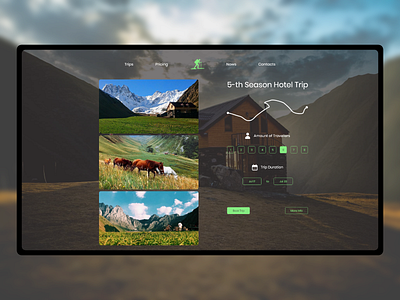 Plan your trip concept design minimal travel ui ux web website xd