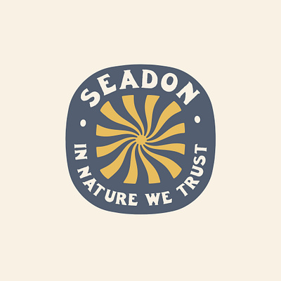 seadon logo Magic adventure badge branding capming exploration logo maigic nature outdoors patch retro surf travel typographic logo typography