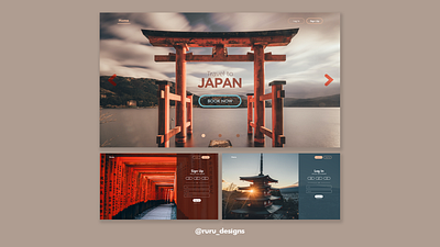 Travel Site art design page design ui ux web design webdesign website