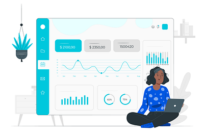 Dashboard illustration 01 branding creative design creativity dashboard dashboard design dashboard ui designer flat freelance illustrator graphic design illustration illustrator ui uidesign vector