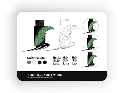 Remake Logo - Guide Essential Oils app concept design flat icon illustration logo web