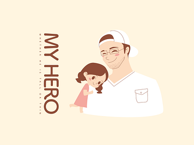 Father‘s day illustration paintings