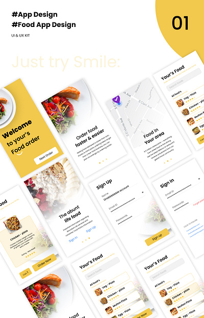 Mobile App 1 design drawing dribbble figmadesign food app icon illustration logo mobapps mobile app mobile app design uix vector