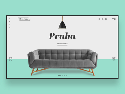 Web UI Inspiration - N. 11 - Deco Home adobe buy couch deco decoration e commerce illustrator inspiration interior landing layout photoshop praga programming sale shop shopping web design xd