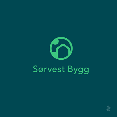 Sørvest Bygg Identity branding design flat icon logo