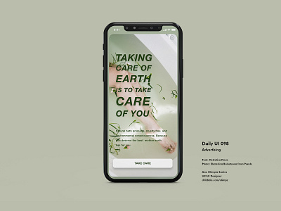 Advertising #098 DailyUi Challenge advertising app appdesign dailyui dailyui098 dailyuichallenge gradient interface interfacedesign ui uidesign xd