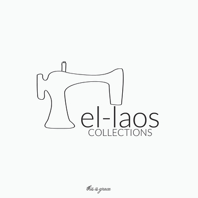 el-laos: a fasion brand branding design fashion fashion brand illustration photoshop typography vector