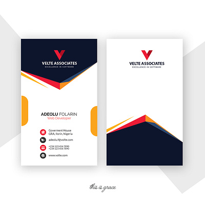 Adeolu Folarin: Business card branding business card design illustration logo photoshop typography