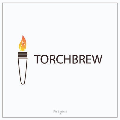 Torchbrew: a brand branding design logo logotype photoshop