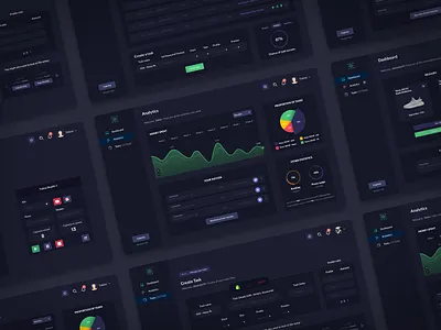 Neuron - Dashboard dark app dark mode dark theme dark ui dashboad dashboard app dashboard dark dashboard design dashboard ui design software software design ui ui ux uidesign uiux ux web