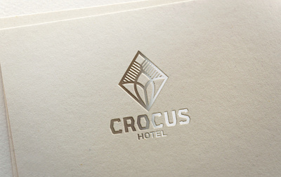 Crocus branding design icon logo