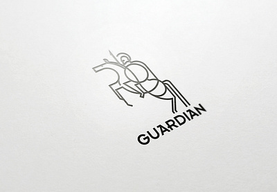 Guardian branding design icon logo