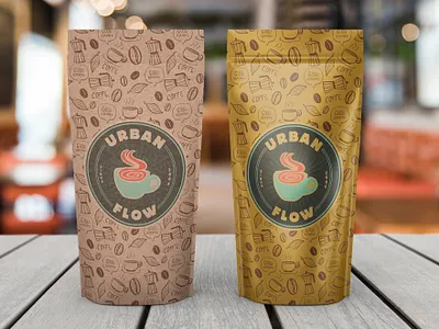 Urban Flow Mock Up branding coffee shop concept design graphic design illustration logo logo design