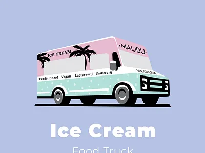 Ice Cream truck adwards branding design logo typography ui ux