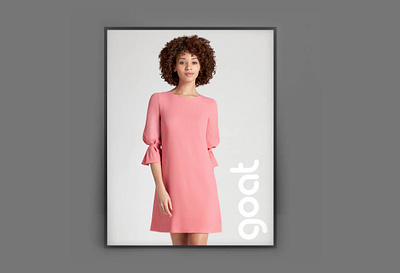 Goatfashion - Ad Design 9inchideas ad ad design ad designer adobe illustrator adobe photoshop ads fashion ads fashion branding fashion graphics feminine graphic design graphics graphics designer minimal pink ad pink ads pink design stylish graphics trending graphics